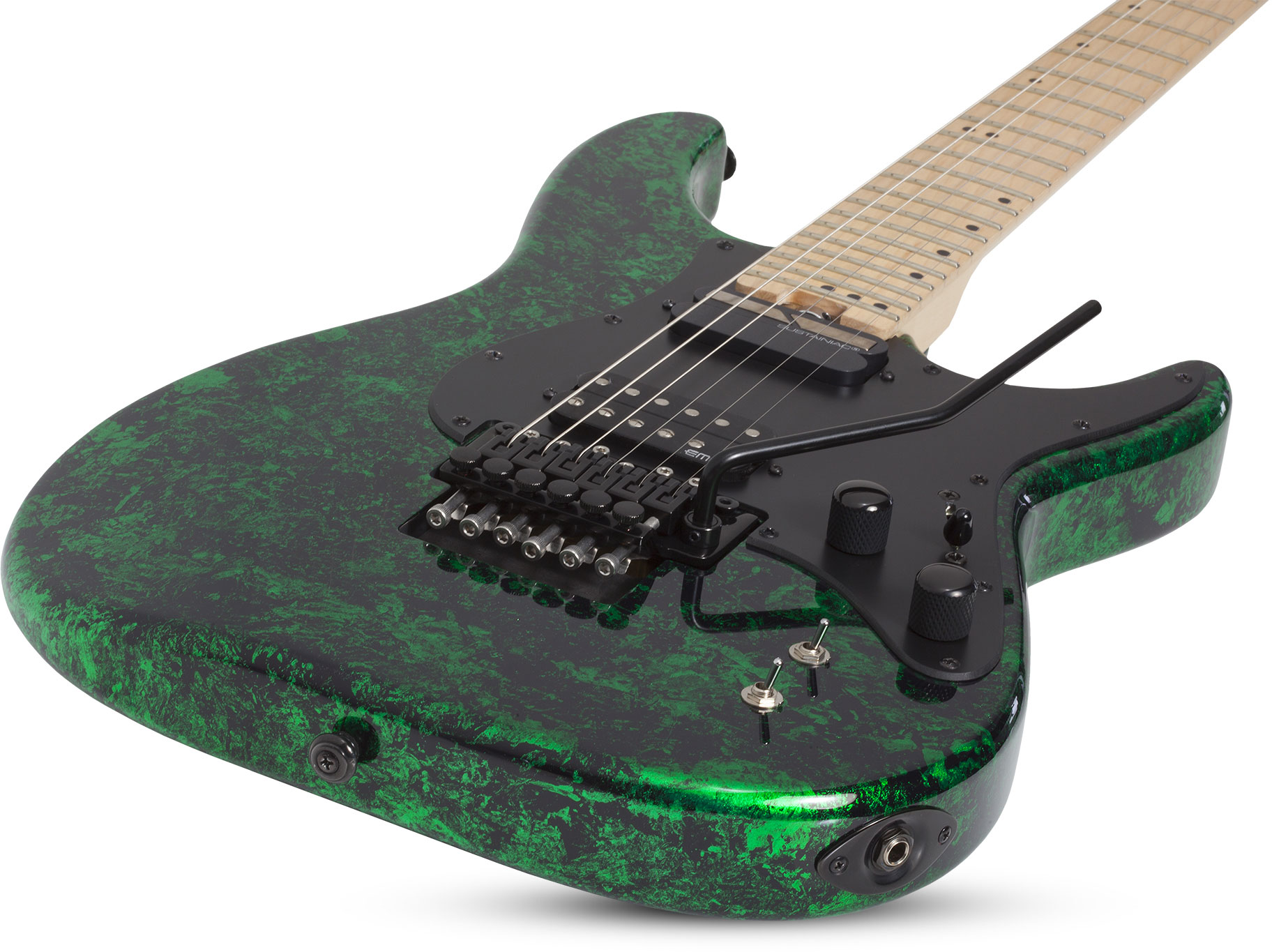 Schecter Sun Valley Super Shredder Fr S 2h Emg Sustainiac Mn - Green Reign - Metalen elektrische gitaar - Variation 1