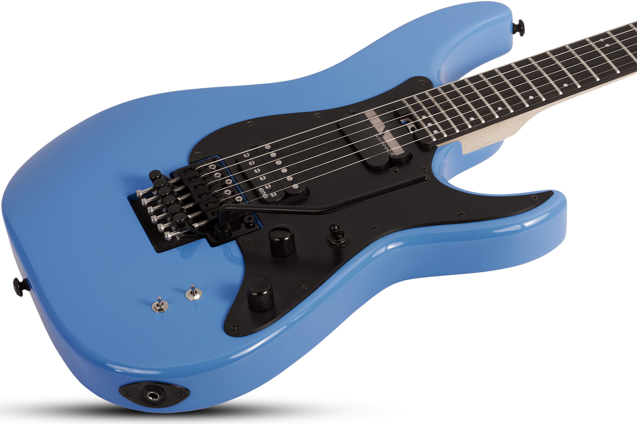 Schecter Sun Valley Super Shredder Fr S 2h Sustainiac Eb - Riviera Blue - Metalen elektrische gitaar - Variation 1