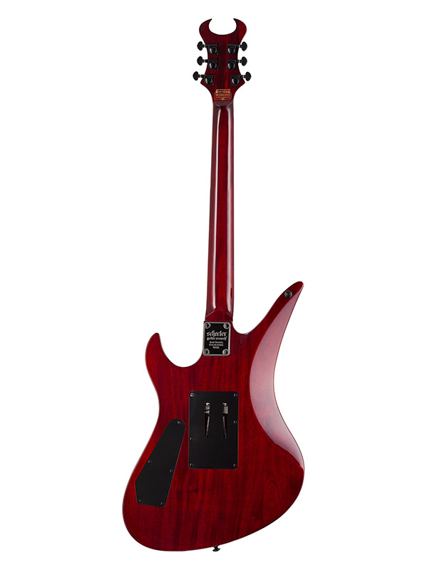 Schecter Synyster Gates Standard Plus Fr Hh Eb - Transparent Deep Red - Kenmerkende elektrische gitaar - Variation 4