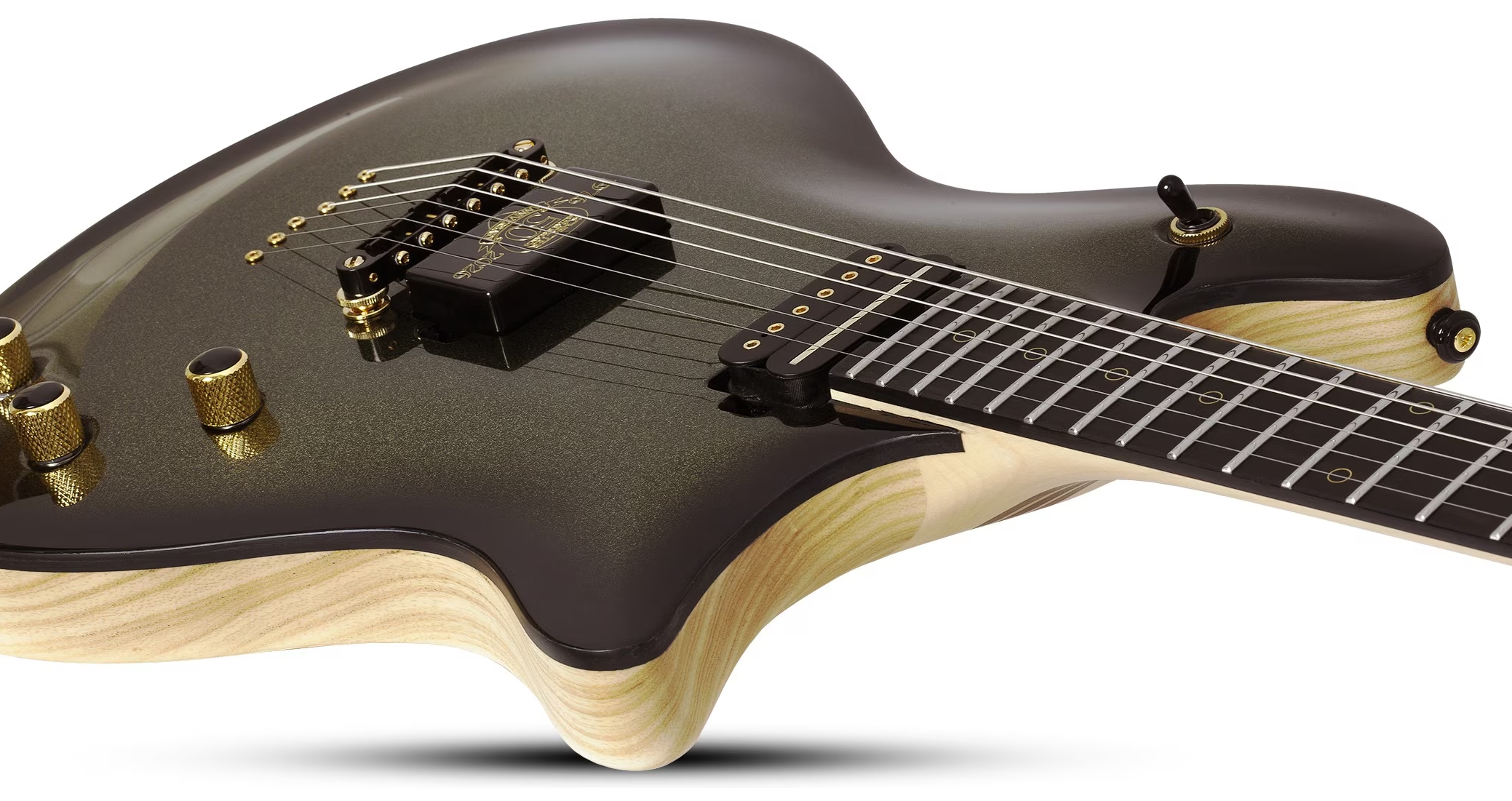 Schecter Tempest 50th Ann. Lh Gaucher 2h Ht Eb - 50th Gold Burst - Metal elektrische gitaar - Variation 3