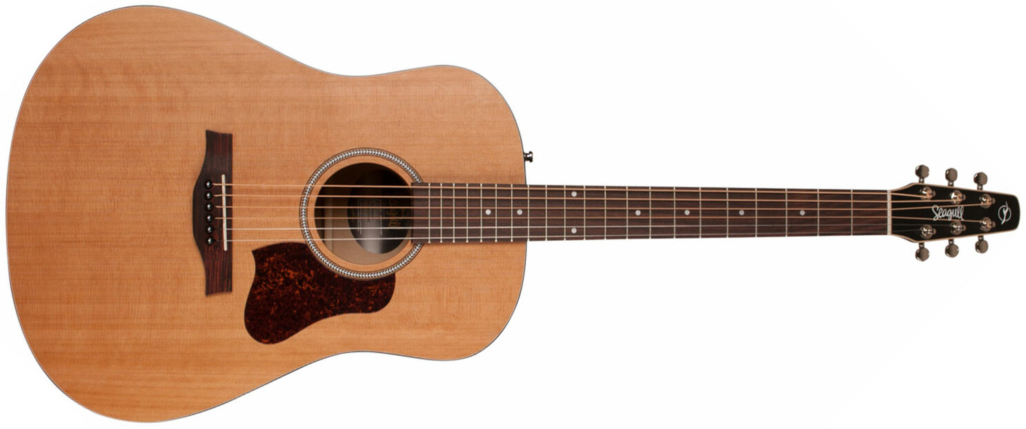 Seagull S6 Original 2018 Dreadnought Cedre Merisier - Natural - Westerngitaar & electro - Main picture