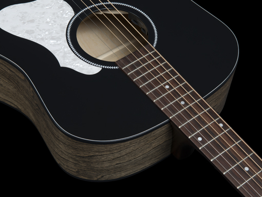 Seagull S6 Classic A/e Dreadnought Epicea Merisier Rw - Black - Elektro-akoestische gitaar - Variation 3