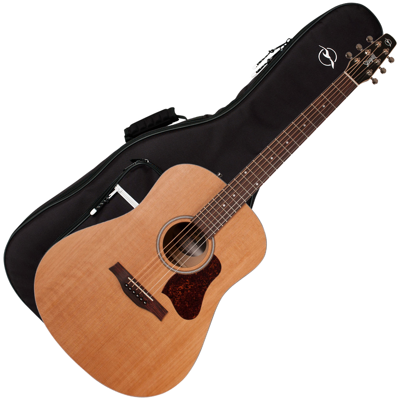 Seagull S6 Original 2018 Dreadnought Cedre Merisier +housse - Natural - Westerngitaar & electro - Variation 5