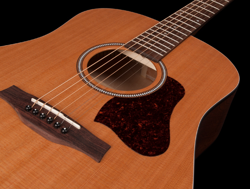 Seagull S6 Original Presys Ii Dreadnought Cedre Merisier Rw - Natural Semi Gloss - Elektro-akoestische gitaar - Variation 3