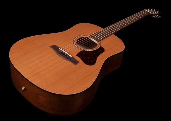 Seagull S6 Original Qit 2018 Dreadnought Cedre Merisier - Natural - Westerngitaar & electro - Variation 2