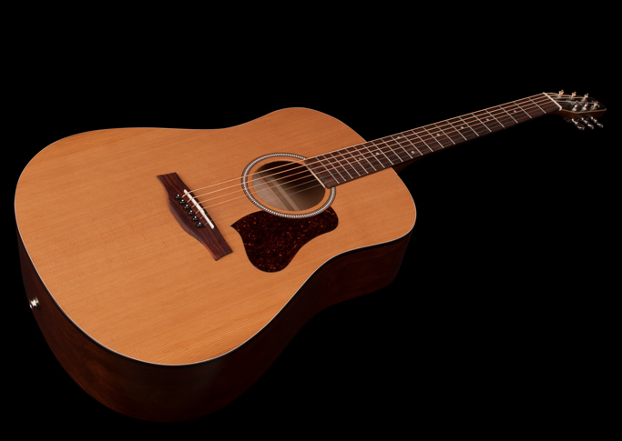 Seagull S6 Original Slim Qit 2018 Dreadnought Cedre Merisier - Natural - Westerngitaar & electro - Variation 1