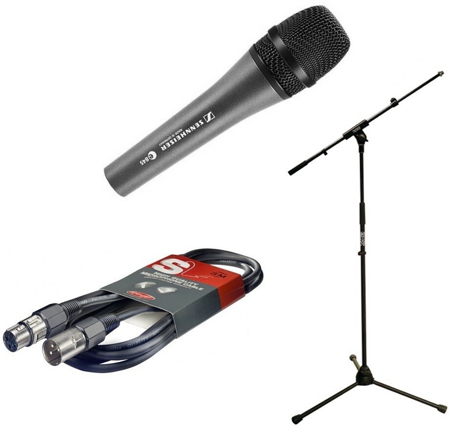 Sennheiser Pack E845 + K&m 25400 + X-tone X1003 Xlr Male Xlr Femelle 6m - Microfoon set met statief - Main picture