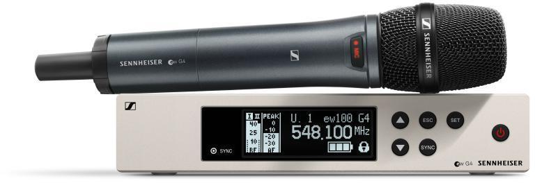 Draadloze handmicrofoon Sennheiser ew 100 G4-845-S-A