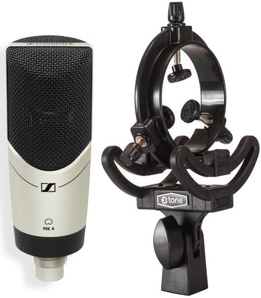 Microfoon set met statief Sennheiser MK4 + Xm 5100 Suspension Micro