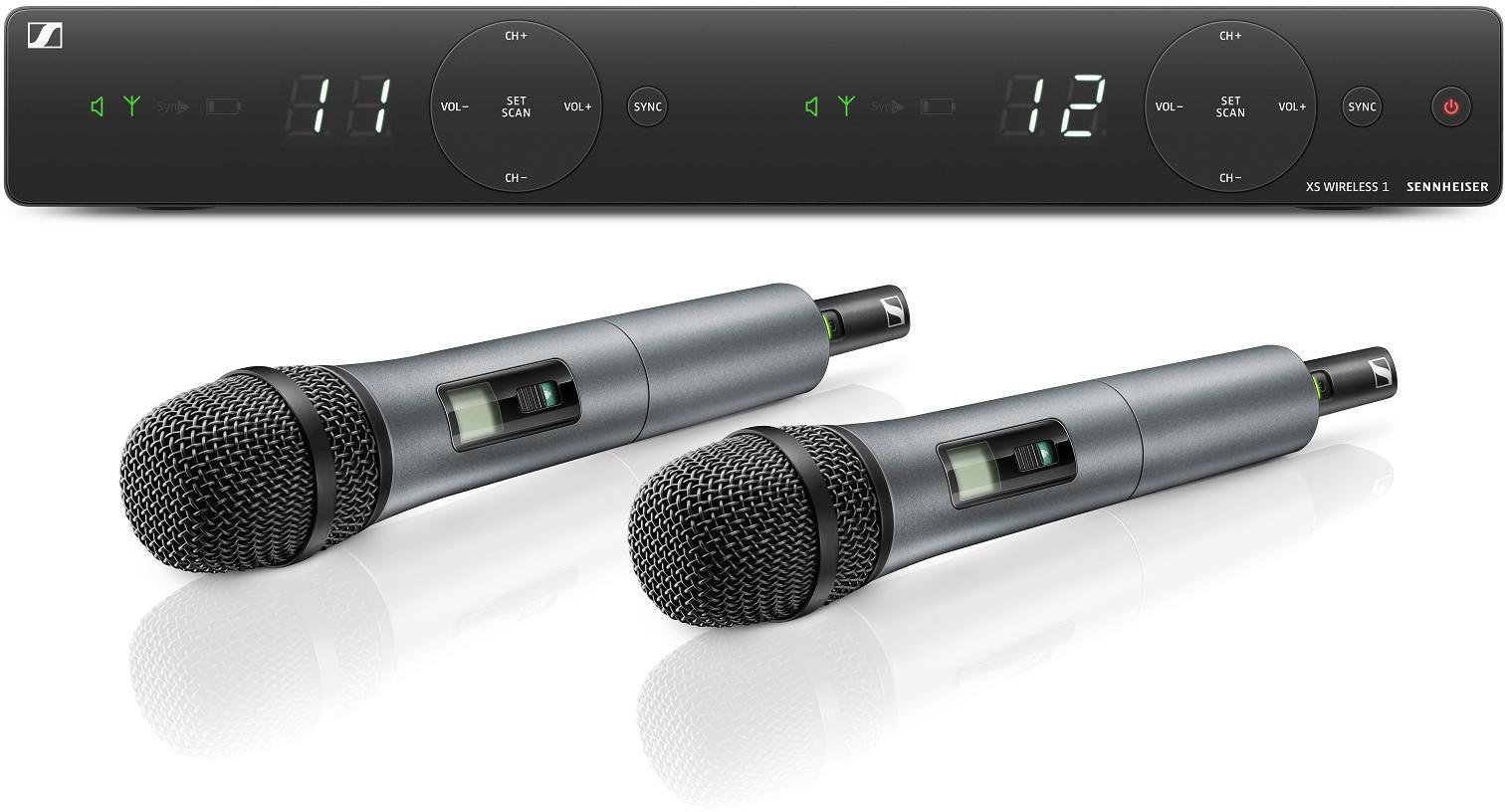 Draadloze handmicrofoon Sennheiser XSW 1-825 DUAL-A