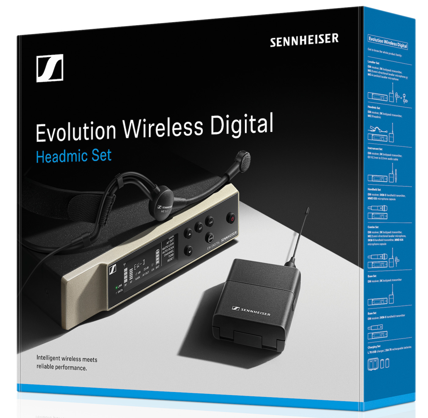 Sennheiser Ew-d Me3 Set (r1-6) - Draadloze hoofdband microfoon - Variation 1