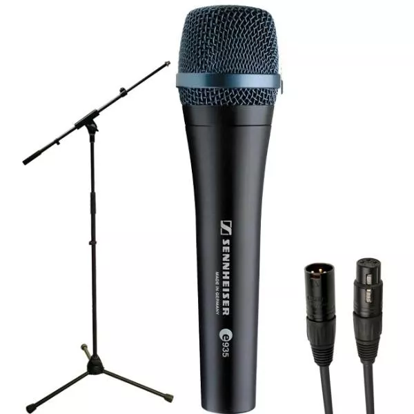 Microfoon set met statief Sennheiser Pack E935 + Pied perche + cable