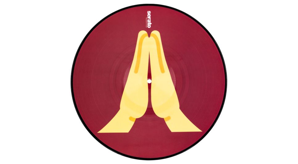 Serato Emoji Picture Disc (hands) - Timecode Vinyl - Variation 1