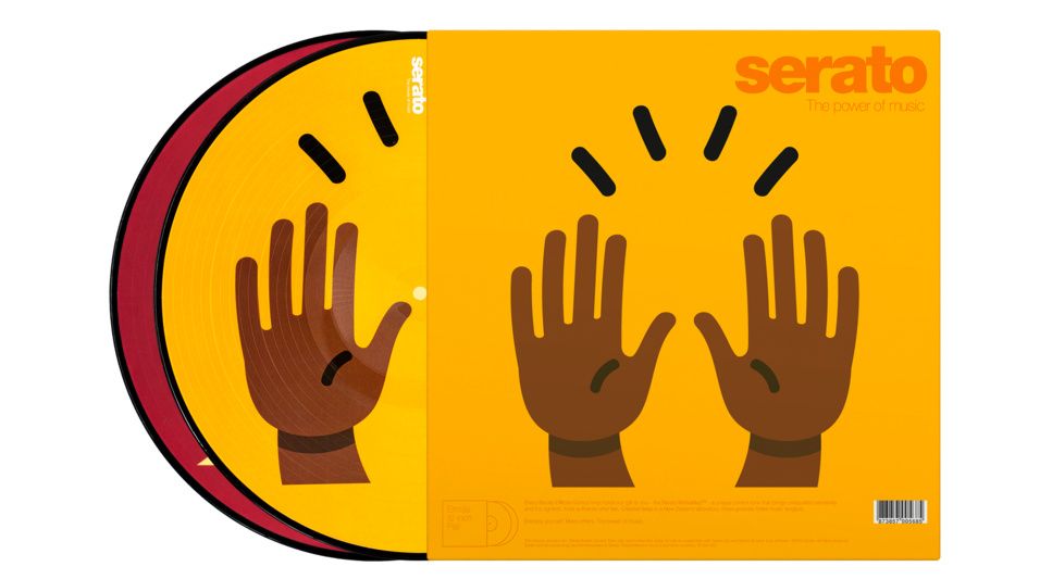 Serato Emoji Picture Disc (hands) - Timecode Vinyl - Variation 2