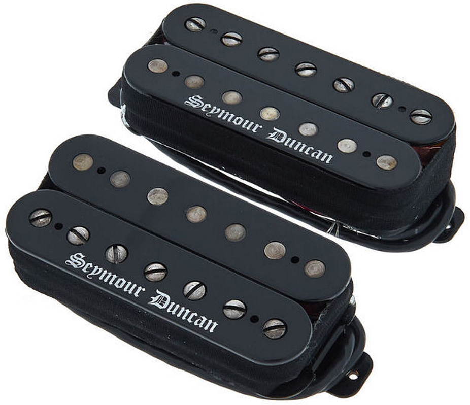 Seymour Duncan Black Winter 7 Stgr Humbucker 2-set 7-cordes Ceramic - Elektrische gitaar pickup - Main picture