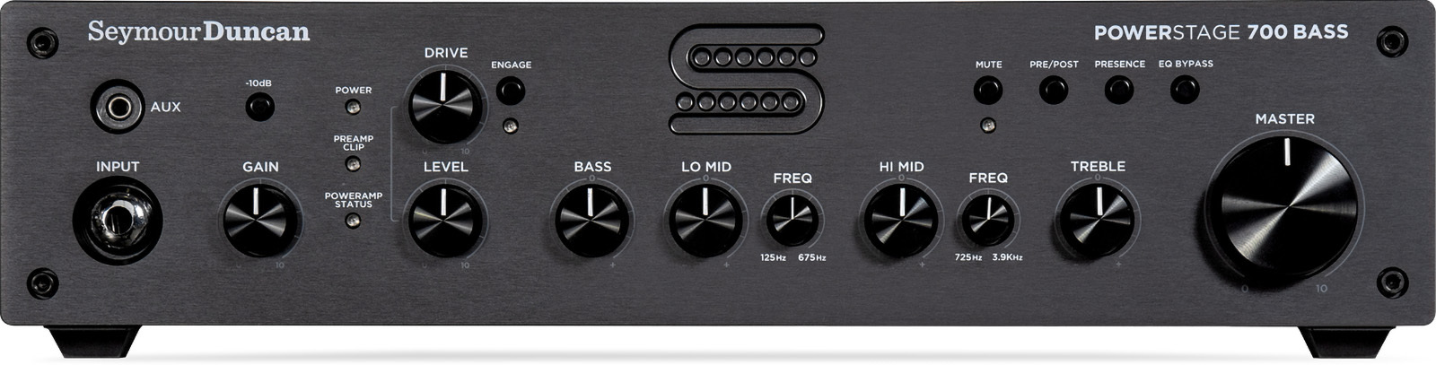 Seymour Duncan Powerstage 700 Bass Rack Mount - Versterker top voor bas - Main picture