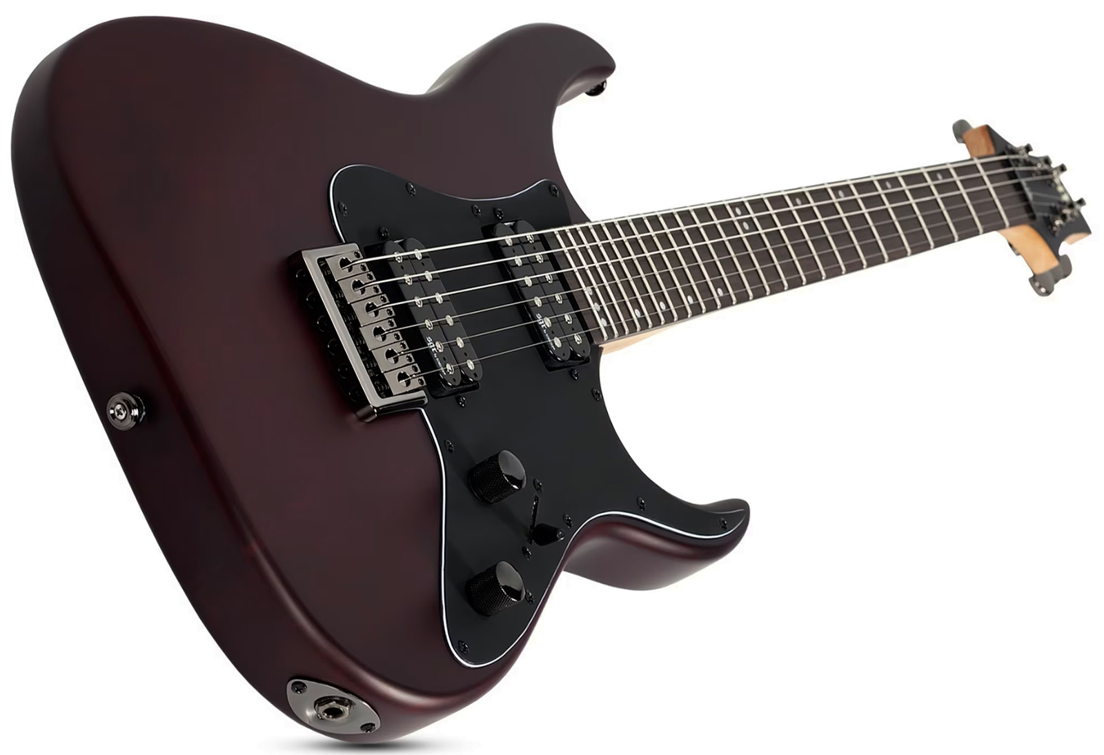 Sgr By Schecter Banshee 6 2h Ht Rw - Walnut Satin - Elektrische gitaar in Strat vorm - Variation 1