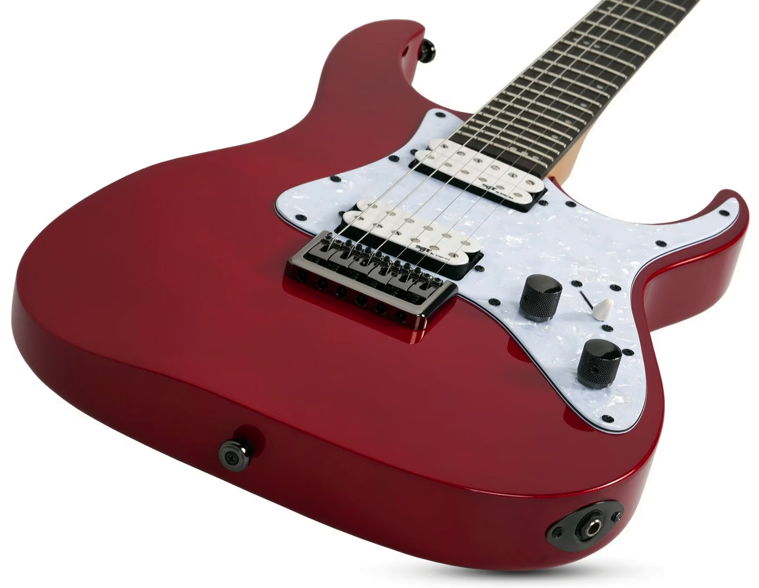 Sgr By Schecter Banshee 6 2h Ht Rw - Metallic Red - Elektrische gitaar in Strat vorm - Variation 1