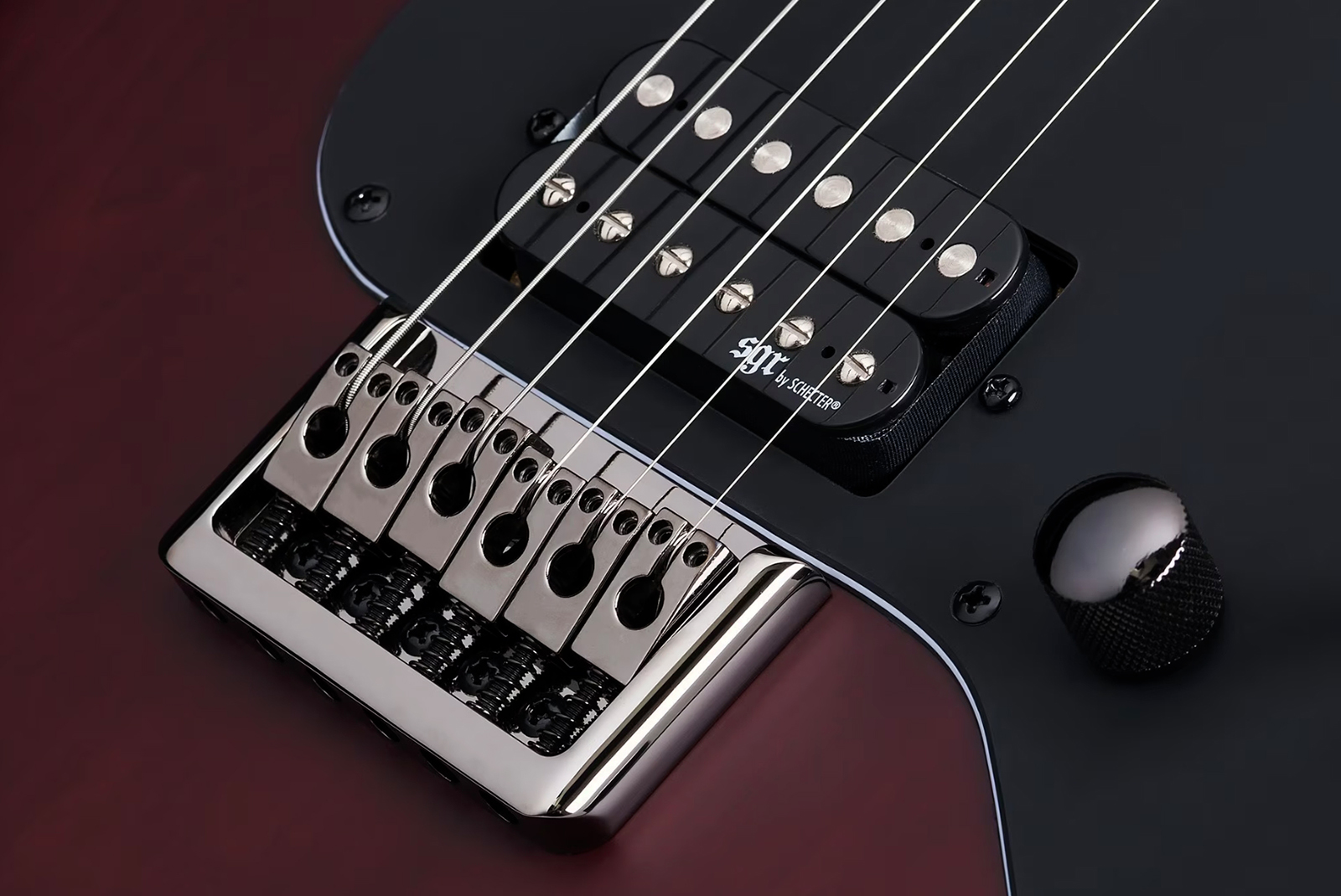 Sgr By Schecter Banshee 6 2h Ht Rw - Walnut Satin - Elektrische gitaar in Strat vorm - Variation 3