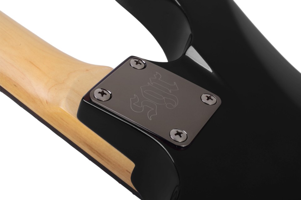 Sgr By Schecter C-1 Hh Ht Rw - Gloss Black - Elektrische gitaar in Str-vorm - Variation 3
