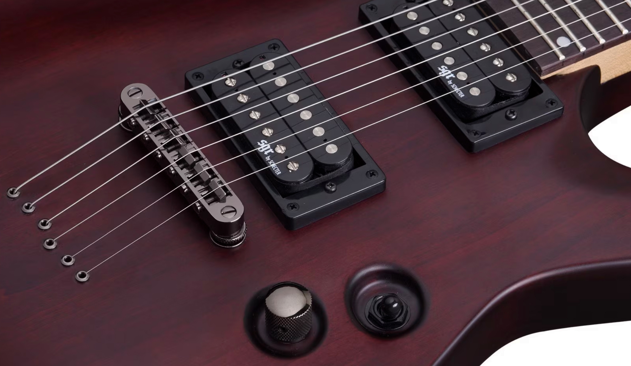 Sgr By Schecter C1 2h Ht Rw - Walnut Satin - Metal elektrische gitaar - Variation 2