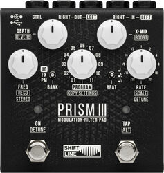 Modulation/chorus/flanger/phaser en tremolo effect pedaal Shift line Prism III Modulation-Filter-Pad