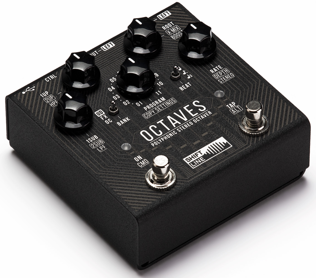 Shift Line Octaves Polyphonic Stereo Octaver - Harmonizer effect pedaal - Variation 2