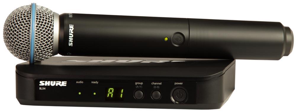 Draadloze handmicrofoon Shure BLX24E-B58-M17