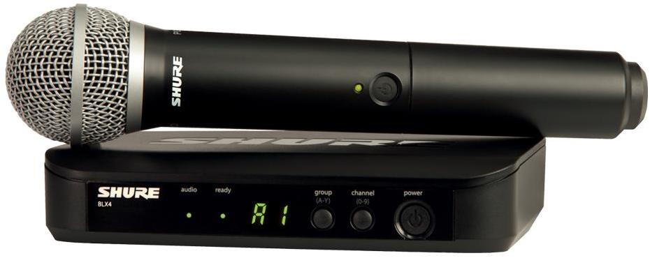 Draadloze handmicrofoon Shure BLX24E-PG58-M17
