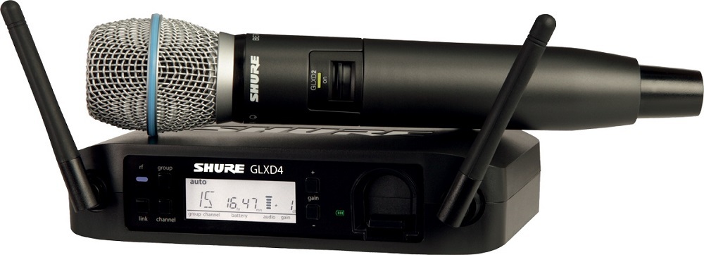 Shure Glxd24e Emetteur Main Beta87a Bande Z2 - Draadloze handmicrofoon - Main picture