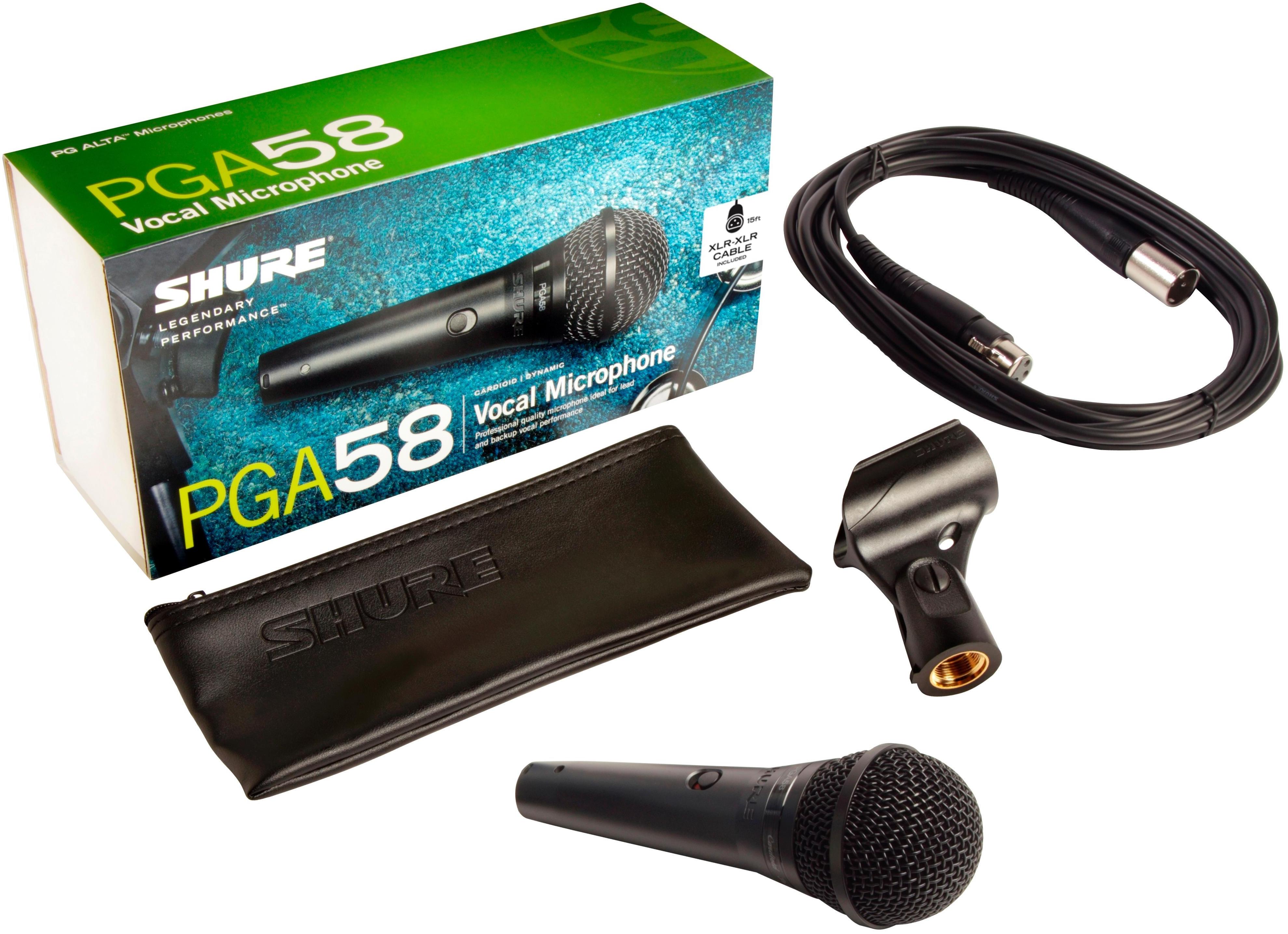 Zang­mi­cro­foons Shure PGA58 XLR
