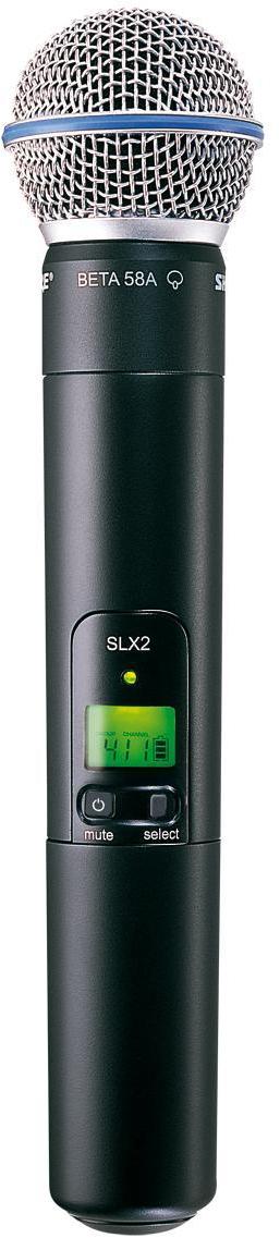 Draadloze audiozender Shure SLX2-BETA58-L4