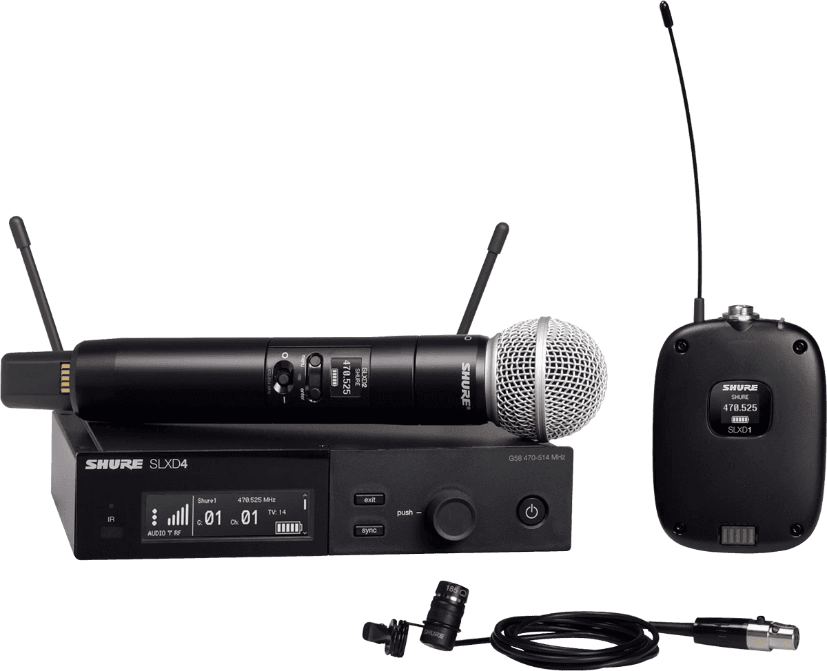 Shure Slxd124e-85-h56 - Draadloze handmicrofoon - Main picture