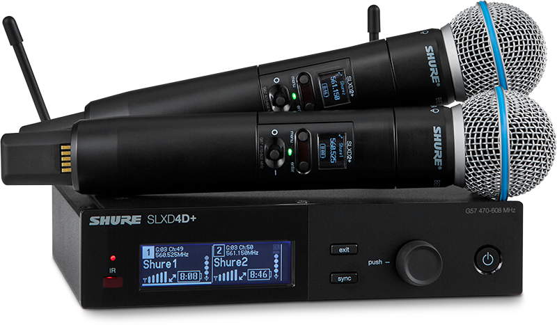 Shure Slxd24d+e-beta 58-g65 - Draadloze handmicrofoon - Main picture
