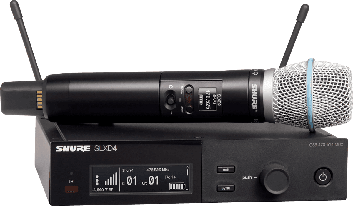 Shure Slxd24e-b87a-h56 - Draadloze handmicrofoon - Main picture