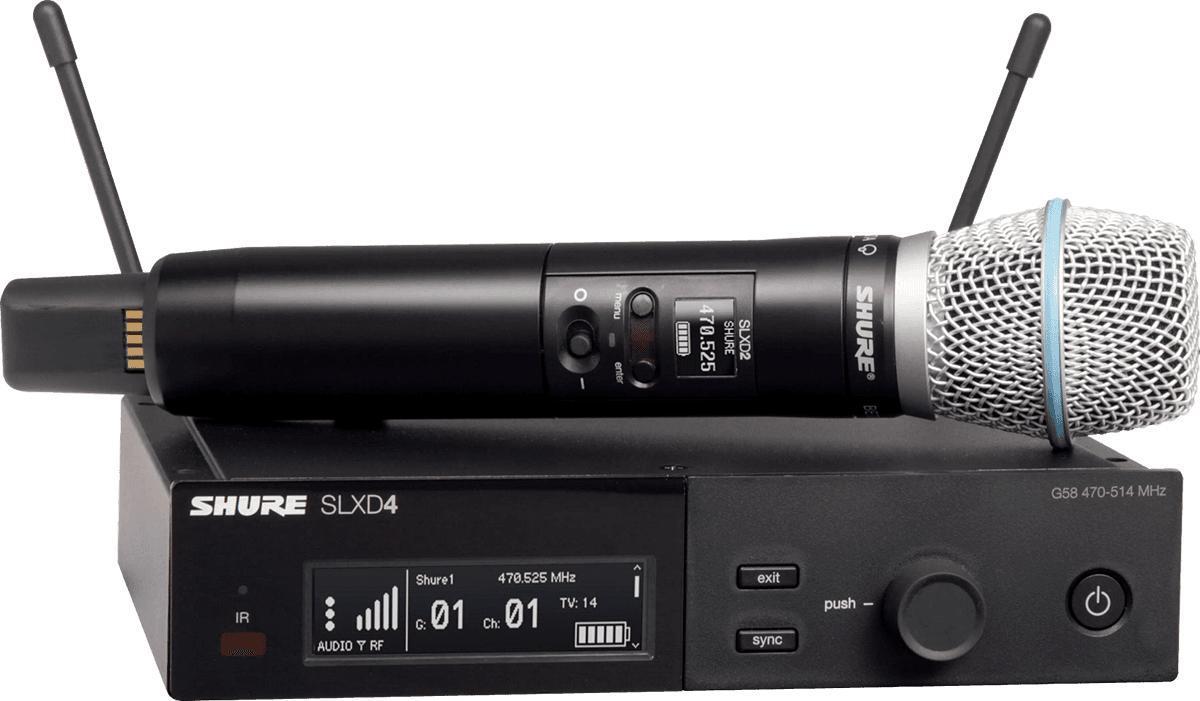 Draadloze handmicrofoon Shure SLXD24E-B87A-H56