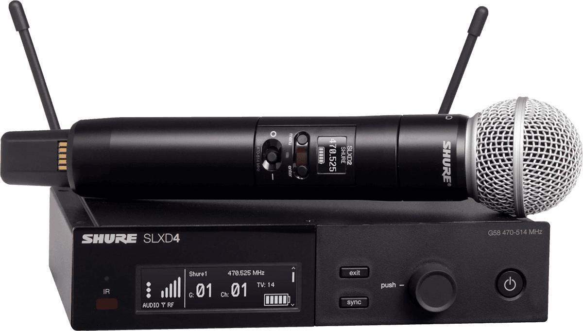 Draadloze handmicrofoon Shure SLXD24E-SM58-J53