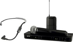 Draadloze handmicrofoon Shure BLX1288E-SM35-M17