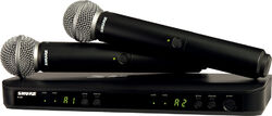 Draadloze handmicrofoon Shure BLX288E-SM58-M17