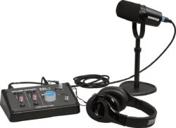 Microfoon set met statief Shure Pack MV7X-PACK2