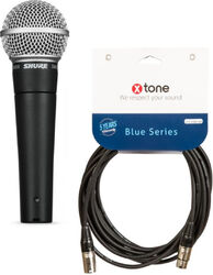Zang­mi­cro­foons Shure SM58-LCE  + XLR / XLR 6m