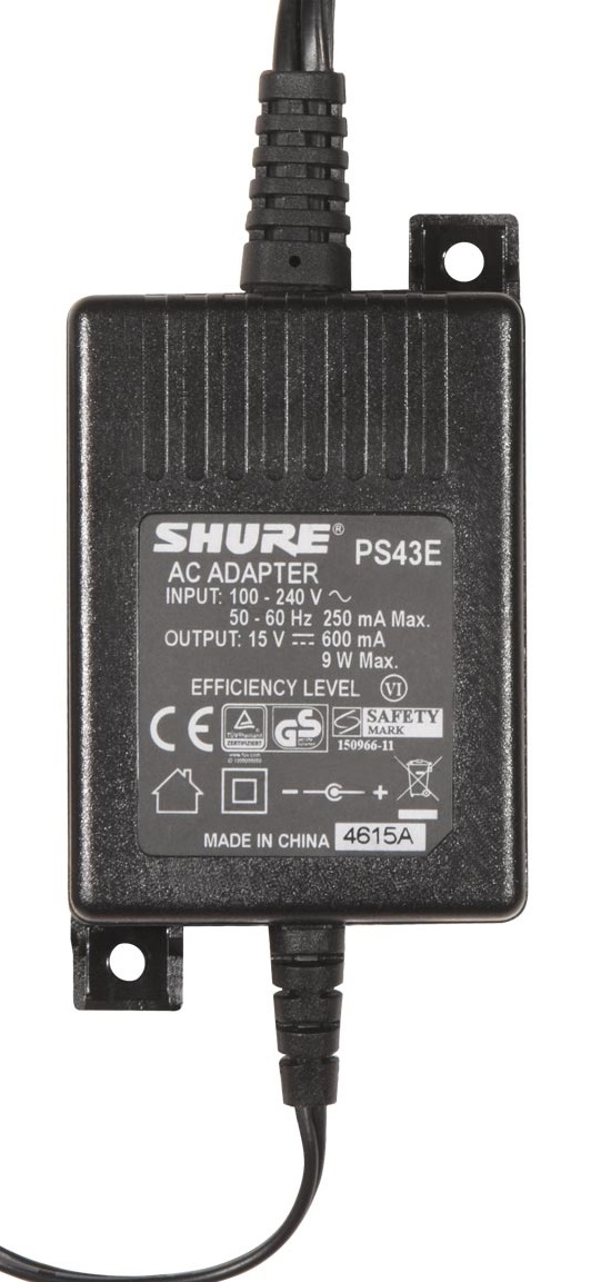 Shure Ps43e Pour Axt610 / Glxd4 / P9t Et Ulxd - Stroomvoorziening - Variation 1