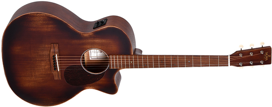 Sigma Gmc-15e-aged Orchestra Model Tout Acajou Pf - Natural Distressed Satin - Folk gitaar - Main picture