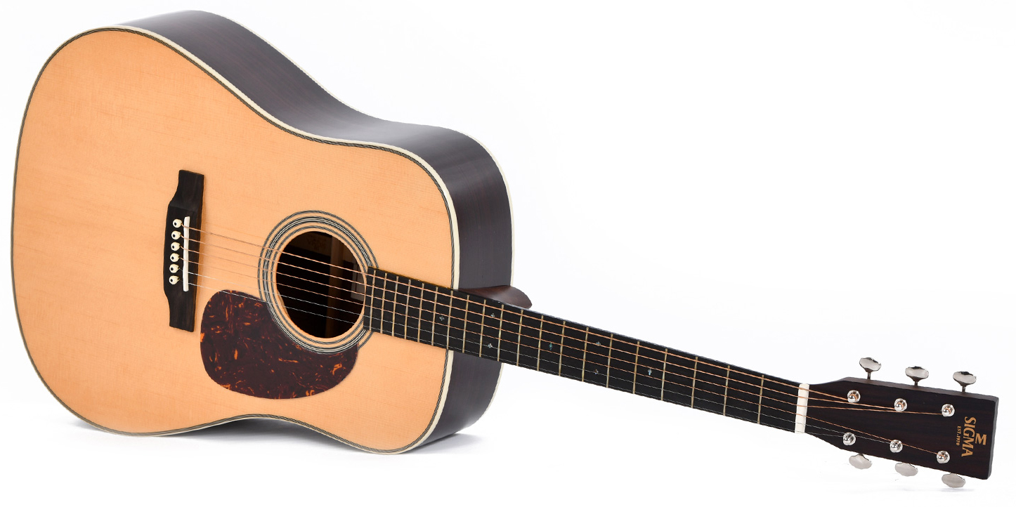 Sigma Sdr-28 Standard Dreadnought Epicea Palissandre Eb - Natural - Westerngitaar & electro - Variation 2