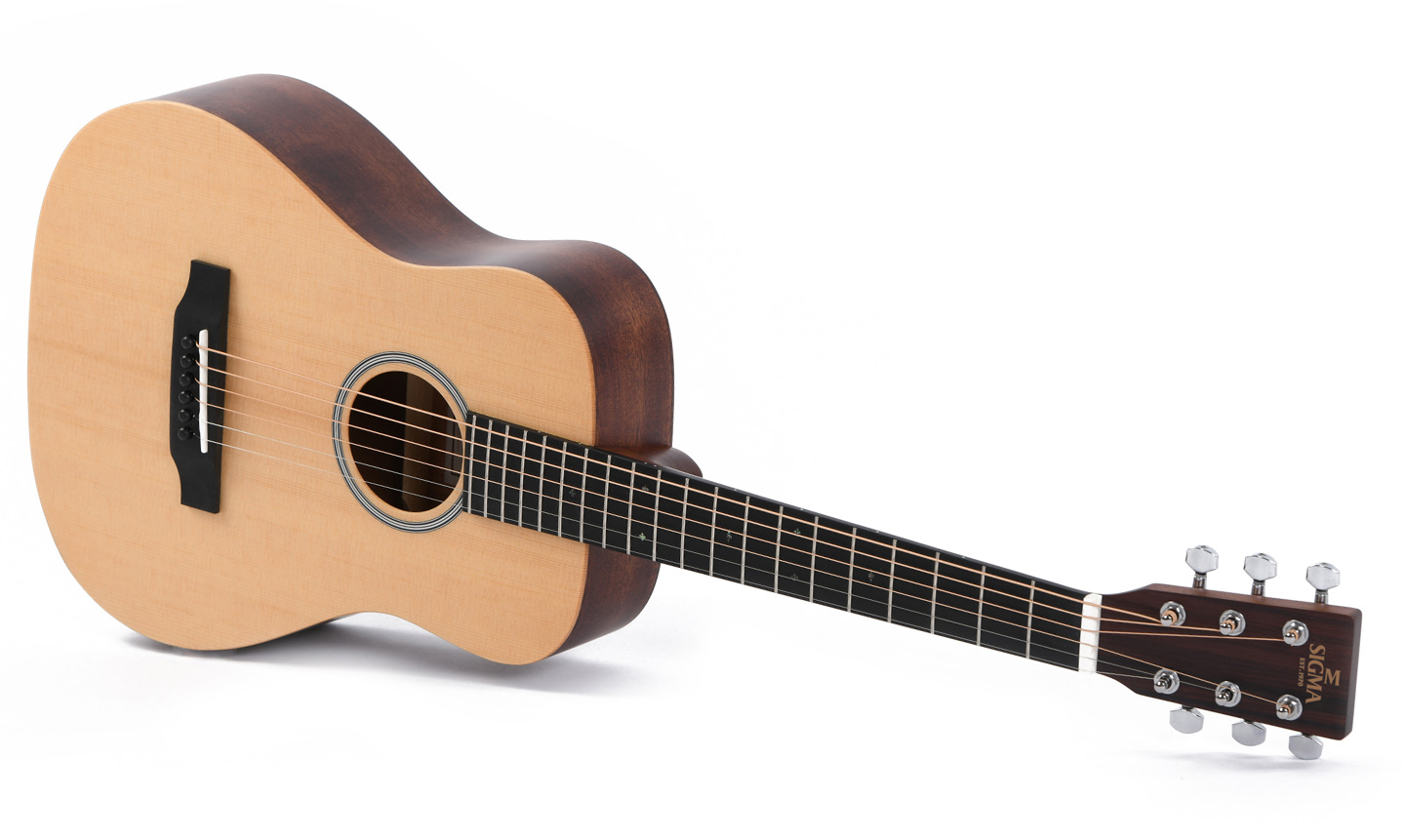 Sigma Tm-12 Travel Epicea Acajou Mic - Natural Satin - Western reisgitaar - Variation 2