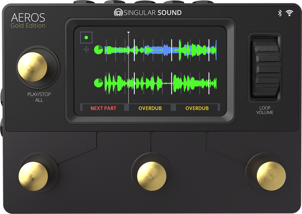 Singular Sound Aeros Looper Gold - Looper effect pedaal - Main picture