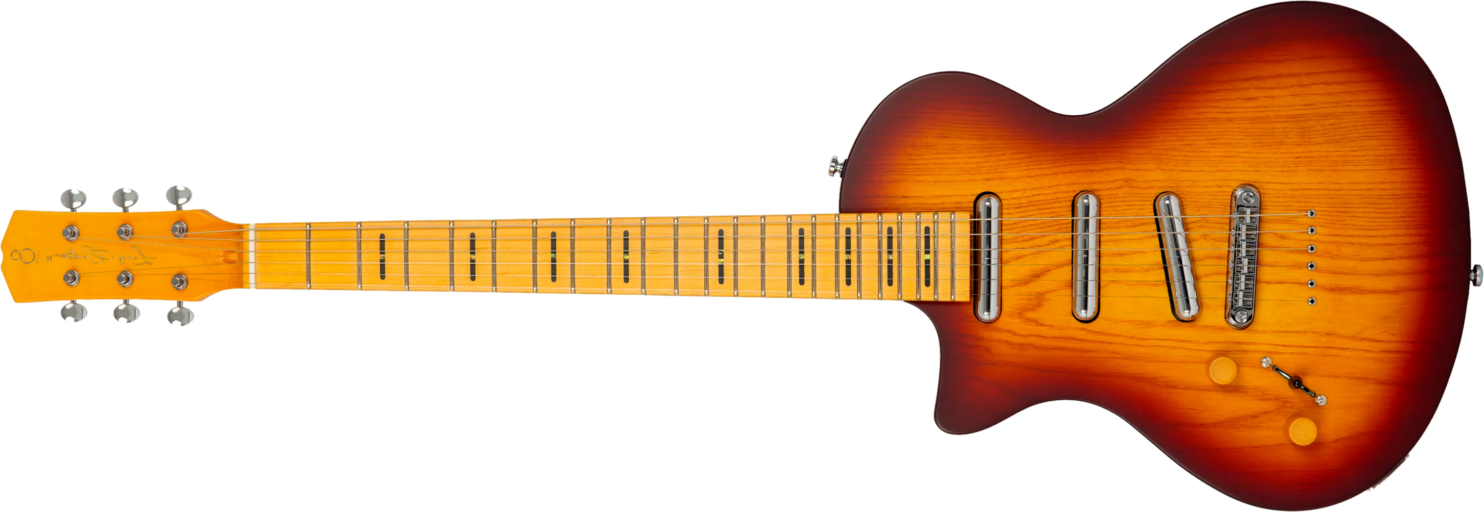 Sire Larry Carlton I5l Lh Gaucher 3s Ht Mn - Tobacco Sunburst Satin - Retro-rock elektrische gitaar - Main picture
