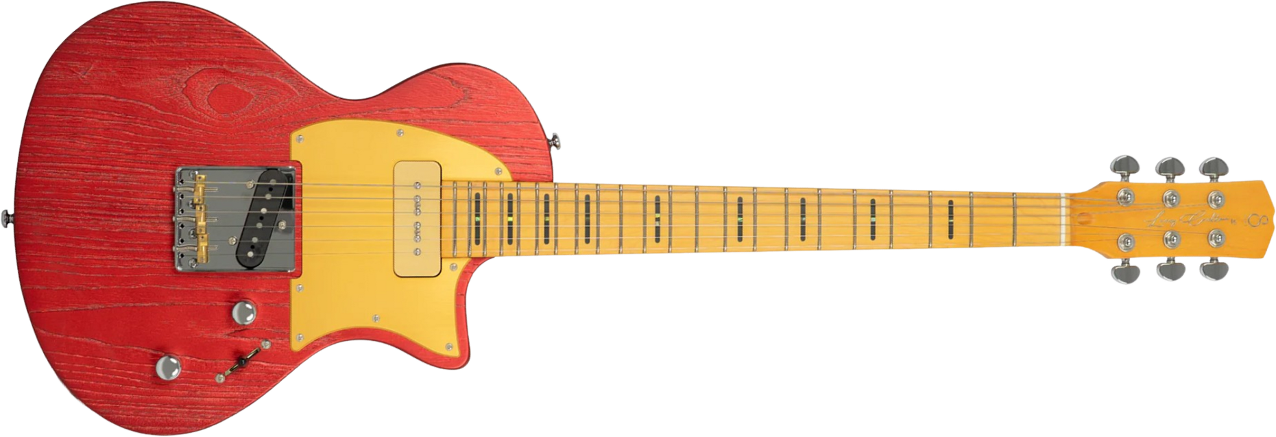 Sire Larry Carlton I5t 2s P90 Ht Mn - Candy Apple Red - Single cut gitaar - Main picture