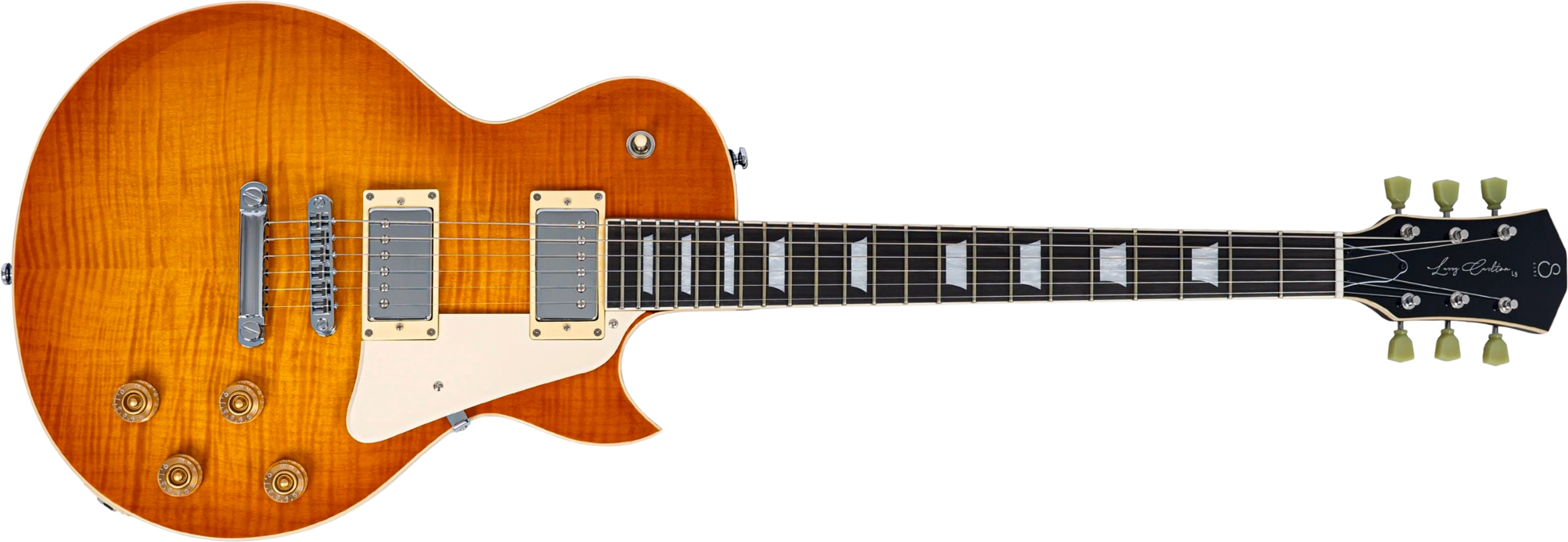 Sire Larry Carlton L5 2h Ht Rw - Amber Burst - Single cut gitaar - Main picture