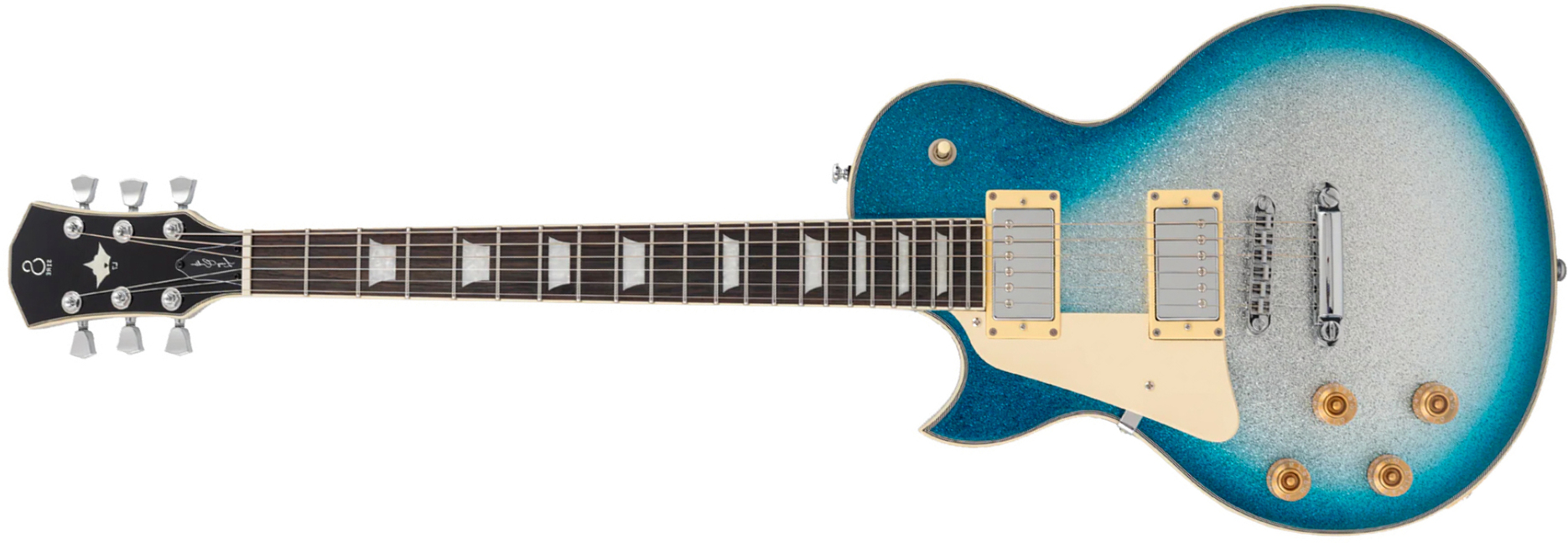 Sire Larry Carlton L7 Lh Gaucher New Gen 2h Ht Eb - Skyburst Sparkle - Single cut gitaar - Main picture